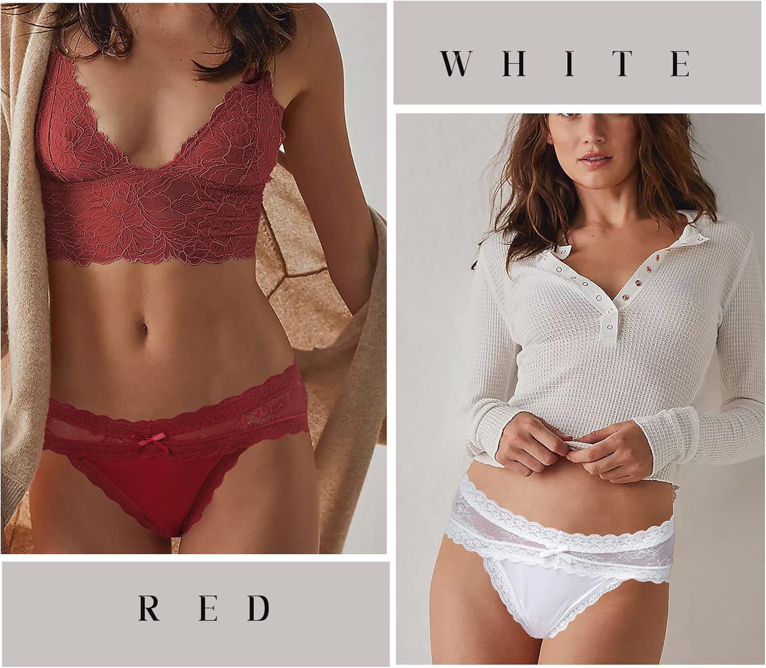 Women Lace Underwear Sexy Breathable Hipster Panties Stretch Seamless Bikini Briefs Multipack